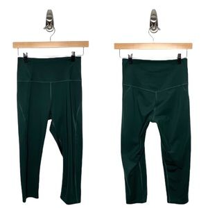 Girlfriend Collective | High Rise Compression Crop Legging Moss Small 19.5”